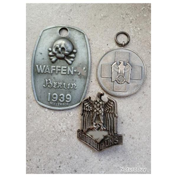 ALLEMAND WW2 MEDAILLE INSIGNE