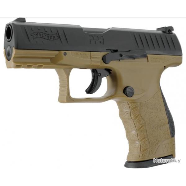 Pistolet WALTHER PPQ M2 CAL .43 FDE - UMAREX T4E