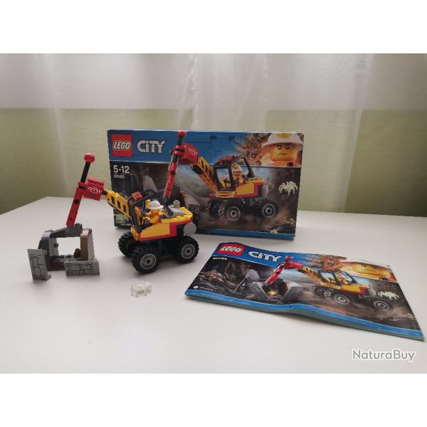 Lego City, l'excavatrice avec marteau-piqueur rfrence no 60185