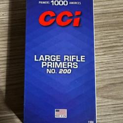 1000 amorces CCI Large Rifle NO. 200