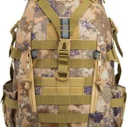 Sac à Dos Militaire Tactique Randonnée Étanche Multifonctionnel Molle Voyage Camping Trekking Camo