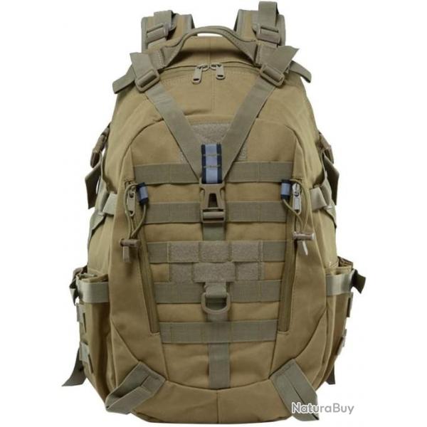 Sac  Dos Militaire Tactique Randonne tanche Multifonctionnel Molle Voyage Camping Trekking Kaki