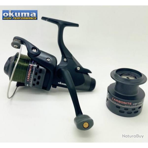 Moulinet dbrayable Okuma Carbonite Feeder / Anglaise