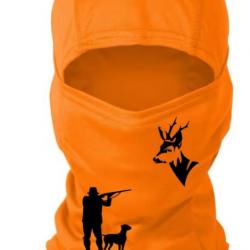 Cagoule orange personnalisée chasse spéciale battue possible de choisir votre motif ! A3