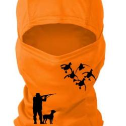 Cagoule orange personnalisée chasse spéciale battue possible de choisir votre motif ! A6