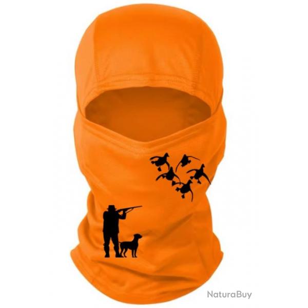 Cagoule orange personnalise chasse spciale battue possible de choisir votre motif ! A6