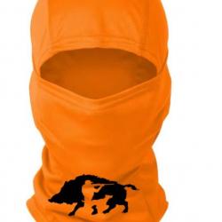 Cagoule orange personnalisée chasse spéciale battue possible de choisir votre motif ! A11