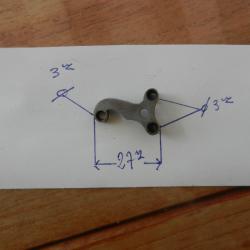 pièce détachée noix pour fusil ancien à broches