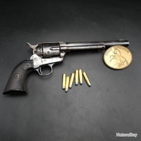 Revolver intouch Colt Single Action Army SAA calibre 32-20 canon miroir et aucun jeu Peacemaker