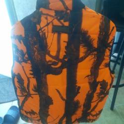 Gilet de chasse Percussion Warm réversible blaze camo Camo Camo Blaze