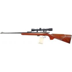 OCCASION - CARABINE A VERROU BSA SUPERSPORT FIVE CAL.22LR + LUNETTE NIKKO STIRLING 4x32