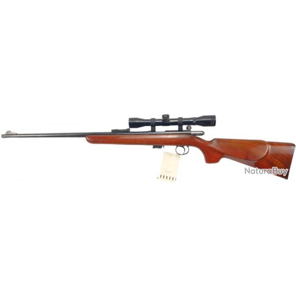 OCCASION - CARABINE A VERROU BSA SUPERSPORT FIVE CAL.22LR + LUNETTE NIKKO STIRLING 4x32