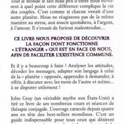 les hommes viennent de mars les femmes viennent de vénus john gray réédition j'ai lu