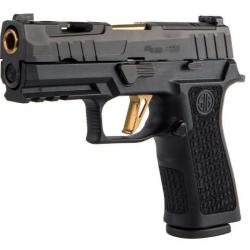 DESTOCKAGE - NEUF - SIG SAUER - PISTOLET - CAT B - P320 X-COMPACT SPECTRE GOLD- 9MM- SIP320XCOMPACTS