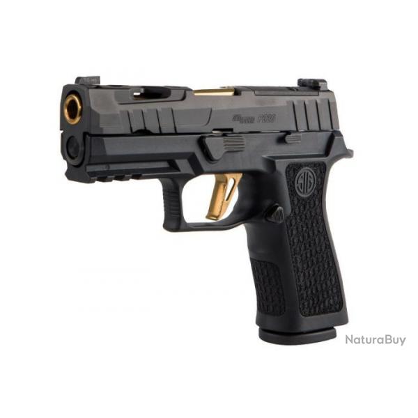 DESTOCKAGE - NEUF - SIG SAUER - PISTOLET - CAT B - P320 X-COMPACT SPECTRE GOLD- 9MM- SIP320XCOMPACTS