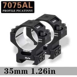 Anneaux de lunette en aluminium de la série 7075 de 35 mm LIVRAISON GRATUITE !!!!!