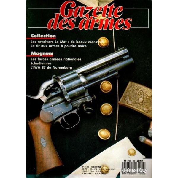 gazette des armes 166 revolver le mat , colibri 2,7mm, forces armes tchadiennes, tir  l'arc cheval