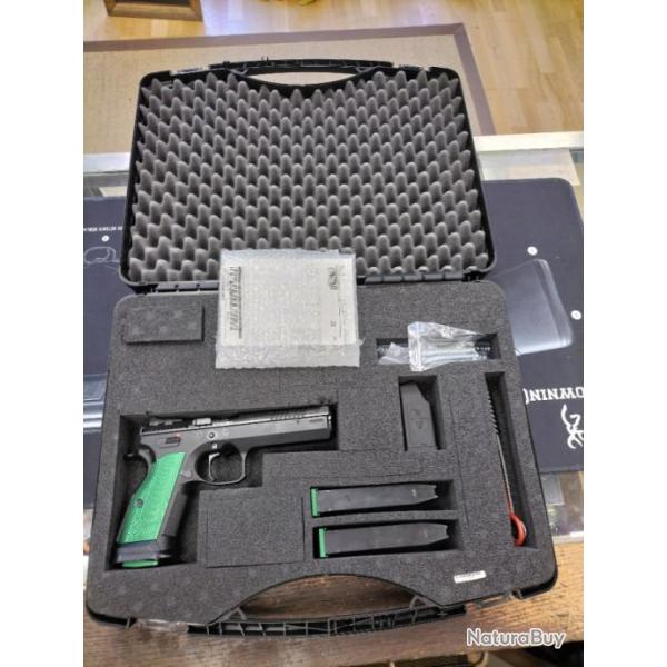 Pistolet CZ TS2 racing green cal 9x19