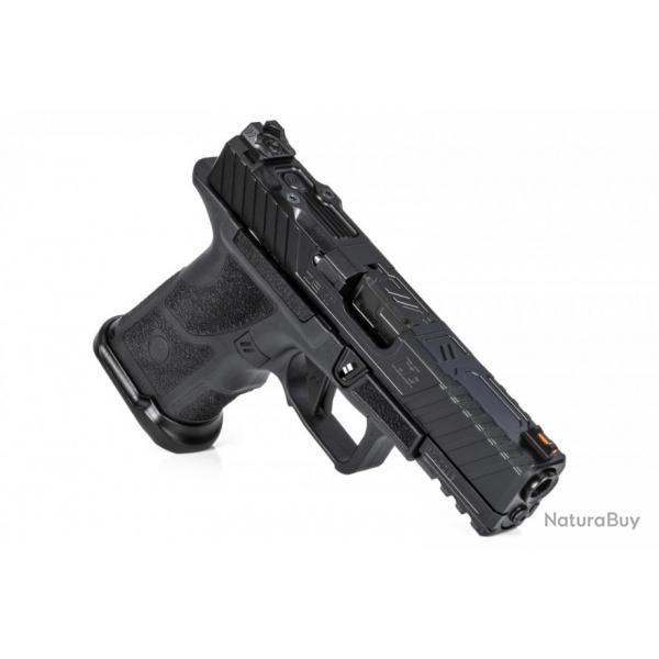 DESTOCKAGE - NEUF - ZEV - PISTOLET - CAT B - ZEV OVZ9C COMPACT - 9MM - BLACK SLIDE - OC9C-CPT-B-B