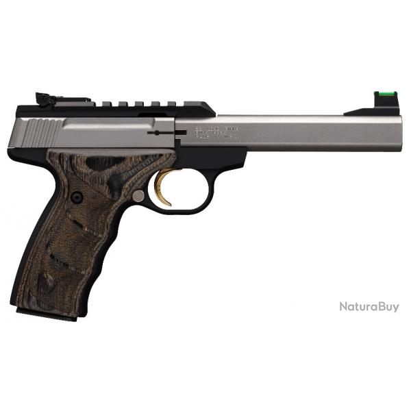 DESTOCKAGE - NEUF - BROWNING - PISTOLET - CAT B - BUCK MARK PLUS STAINLESS UDX - 22LR - 051531490