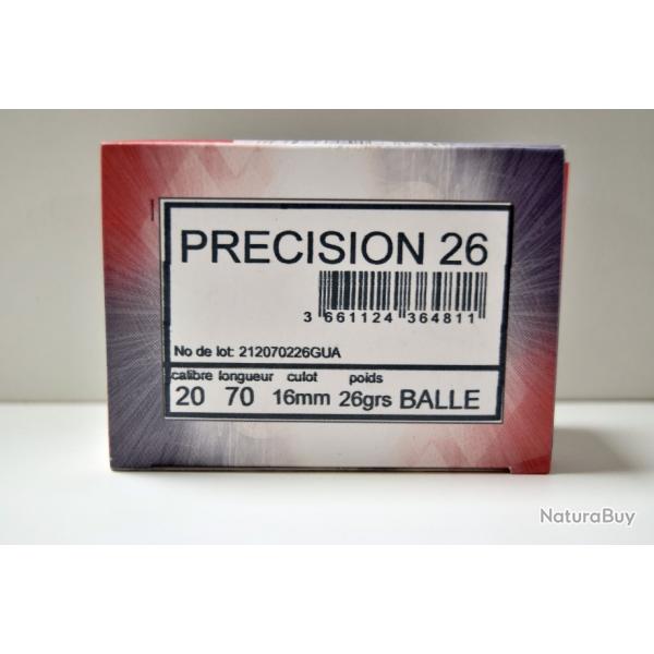 Dstockage ! - Cartouches France Munitions Precision 26 - Cal. 20 x10 boites