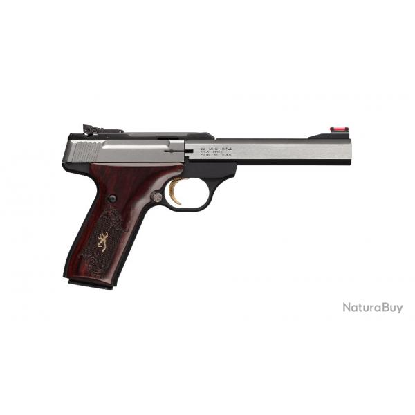 DESTOCKAGE - NEUF - BROWNING - PISTOLET - CAT B - BUCK MARK MEDAILLON STAINLESS - 22LR - 051543490