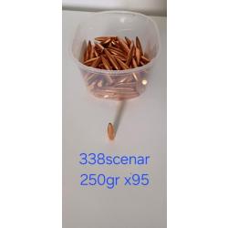 OGIVES LAPUA GB528 CAL 338 SCENAR 250 grains