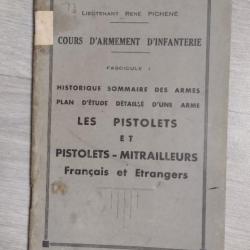 Historique sommaire des armes plan d'étude détails d'une arme les pistolets et pistolets mitrailleur