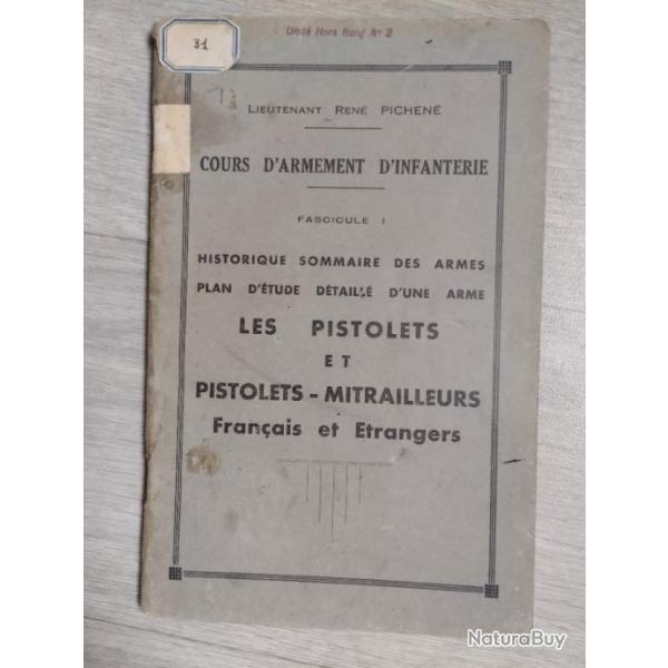 Historique sommaire des armes plan d'tude dtails d'une arme les pistolets et pistolets mitrailleur