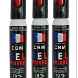 Pack de 3 BOMBE RED PEPPER CAPOT 1/4 DE TOUR 25ML