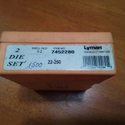 Jeu outils lyman 22-250