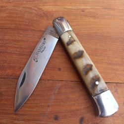 Magnifique Couteau Régional LE ROQUEFORT AVEYRONAIS  Manche en Corne de Bélier