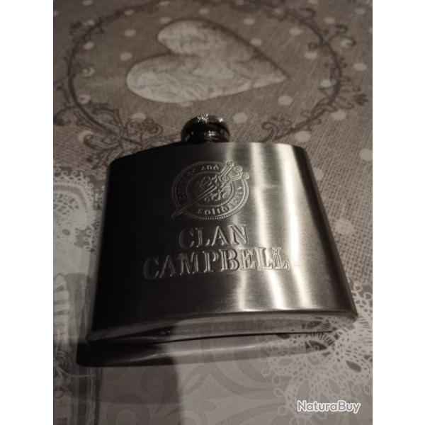 Flasque inox clan Campbell.