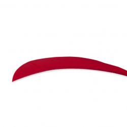 BUCK TRAIL - Plumes Naturelles Paraboliques 5" RH ROUGE