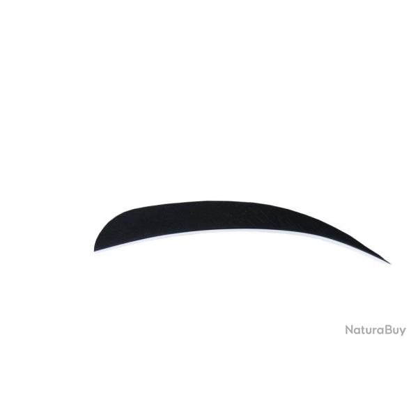 BUCK TRAIL - Plumes Naturelles Paraboliques 5" RH NOIR