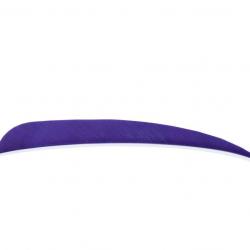 BUCK TRAIL - Plumes Naturelles Paraboliques 5" RH VIOLET