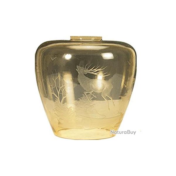 Verre  lampes scne de chasse 15 cm