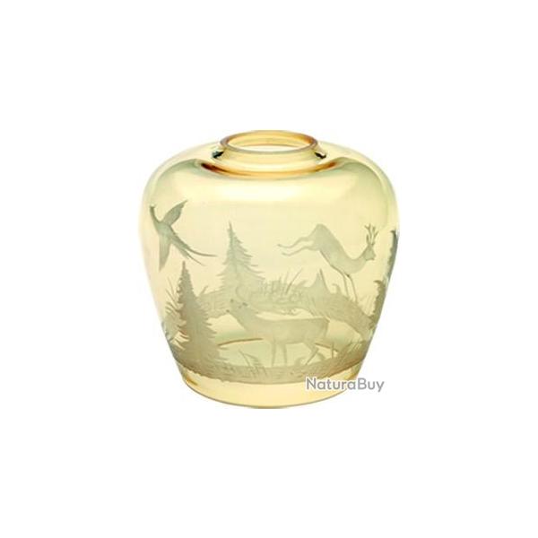 Verre  lampes scne de chasse 13 cm