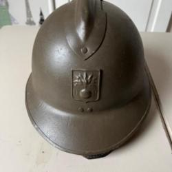 Coque de casque français modèle 26 de La Défense passive, ww2.