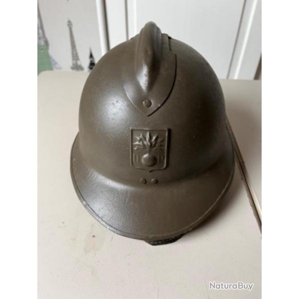 Coque de casque franais modle 26 de La Dfense passive, ww2.