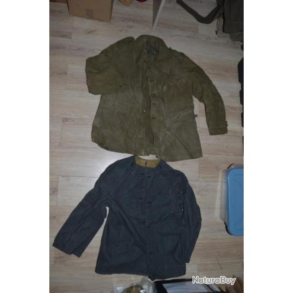 Rare Vareuse veste Modle 35 troupe WW2 avec doublure RIF / Blinds / forteresse 1939/1945 French