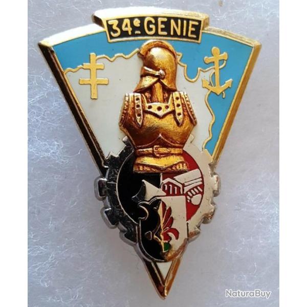 34 eme Rgiment Du Gnie (Insigne ou Pucelle)