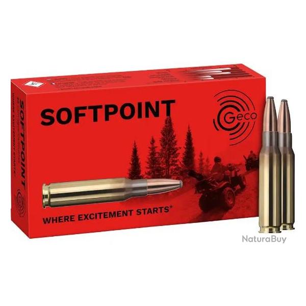 20 munitions GECO .308 WIN Demi-Blinde 11,0g 170 grains