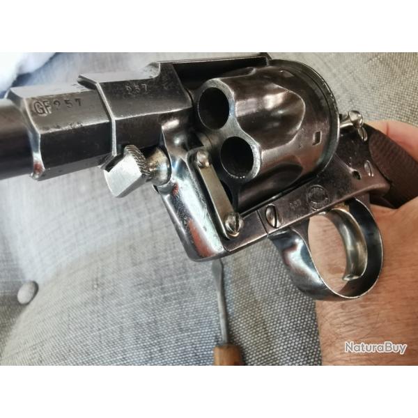 Reichrevolver Mdle 1883 Dreyse Sommerda - Ensemble dans un tat exceptionnel