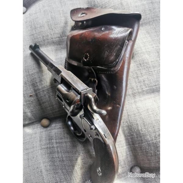 Reichrevolver Mdle 1883 Dreyse Sommerda - Ensemble dans un tat exceptionnel