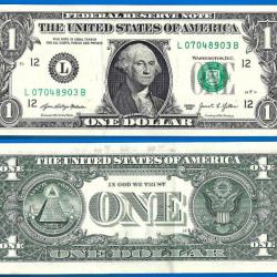 Usa 1 Dollar 2021 Mint San Francisco L12 Dollar Washington Billet Etats Unis US