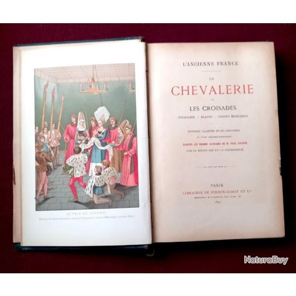 Fodalit - Chevalerie - Croisades Ordres militaires religieux -- Commanderies -Hraldique 1890