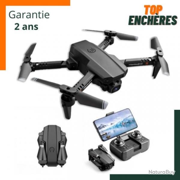 TOP ENCHERES SANS PRIX DE RESERVE : Drone 4K HD  3 batteries - Wifi 5G - Sacoche - Garantie 2 ans