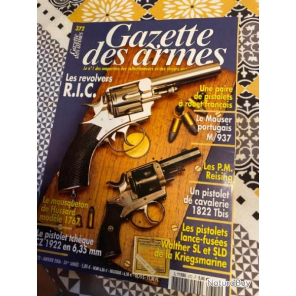 Revue GAZETTE DES ARMES lot de 4