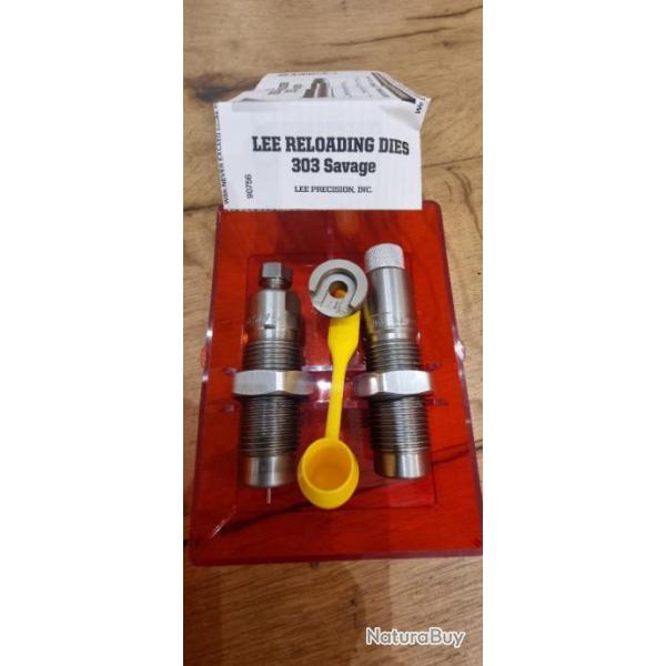 JEU D'OUTIL LEE 303 SAVAGE avec dosette et shell holder n11